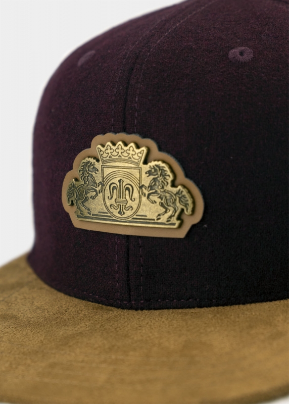 "Falter" - dunkelrot (Snapback)